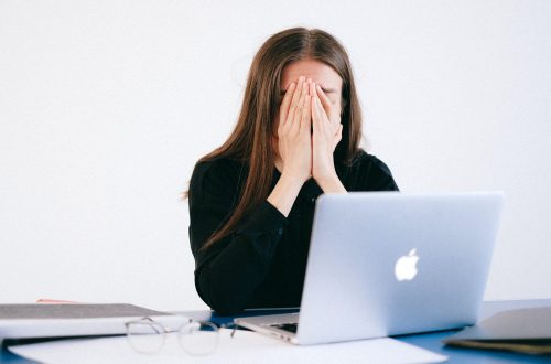 Business women stressed